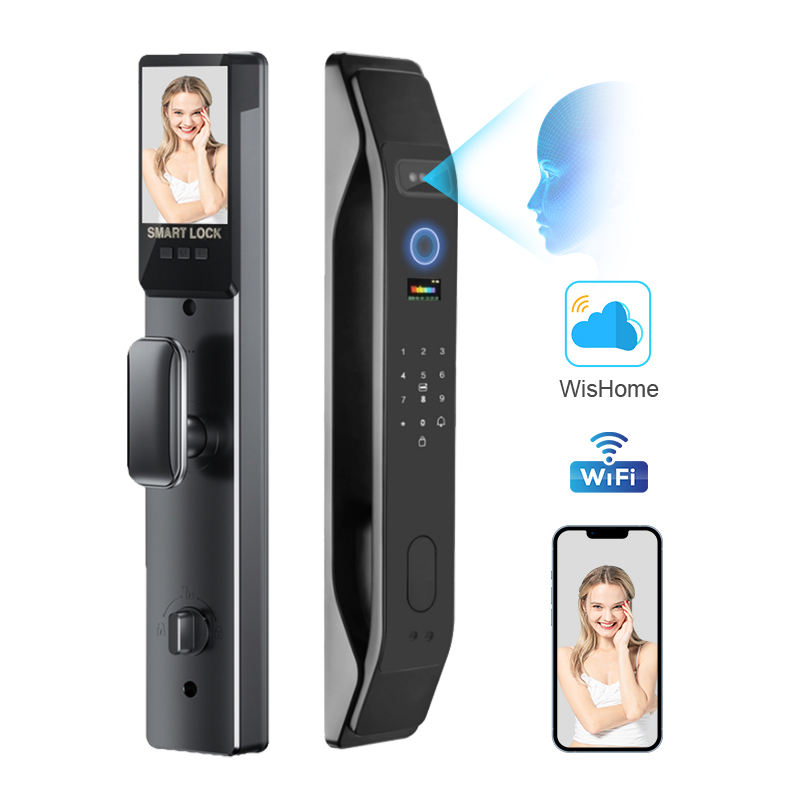 3d Face Recognition Smart Door Lock With Camera Fingerprint Security Automatic Smart Lock