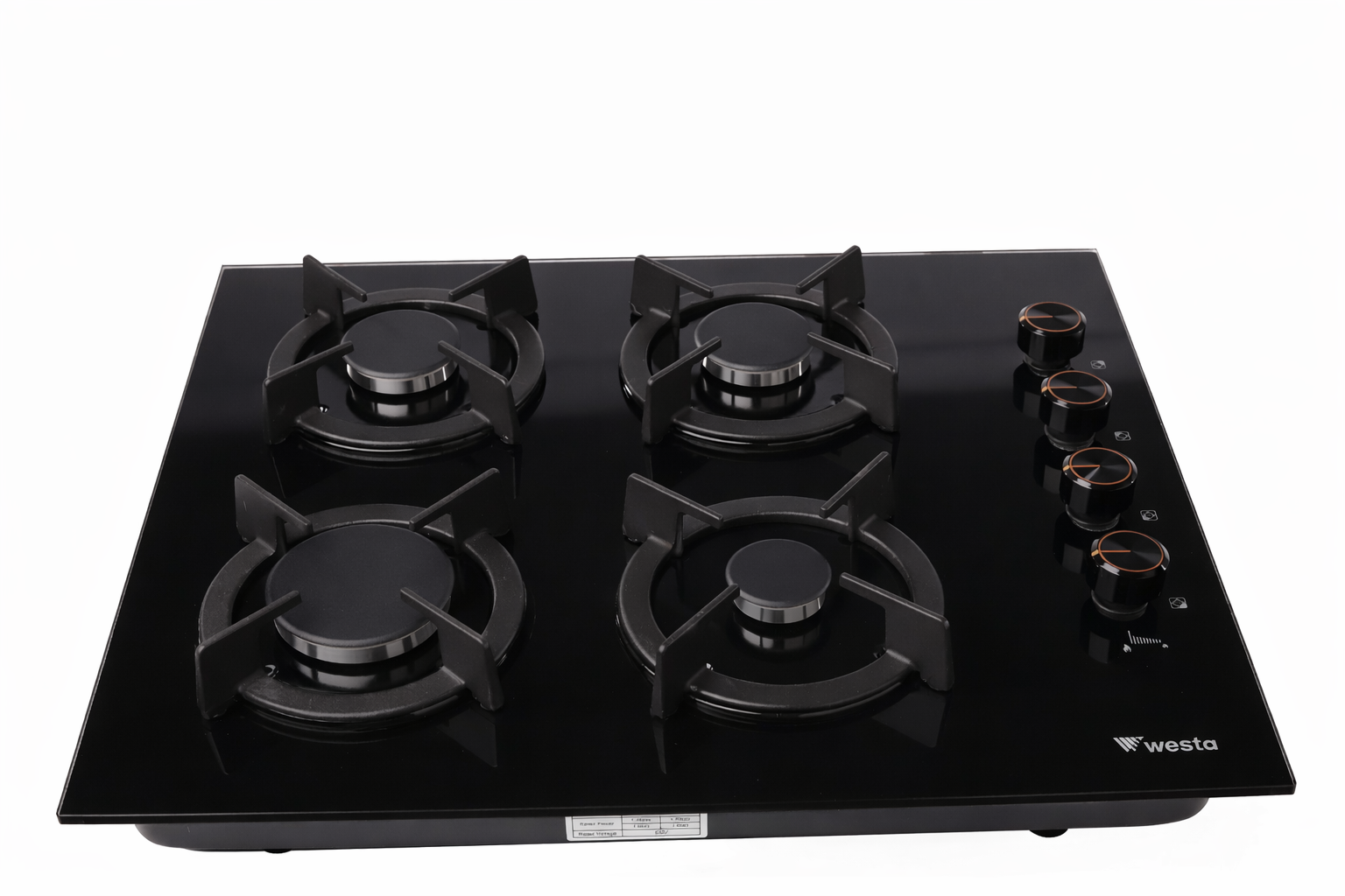4 Burner Gas Hob round design