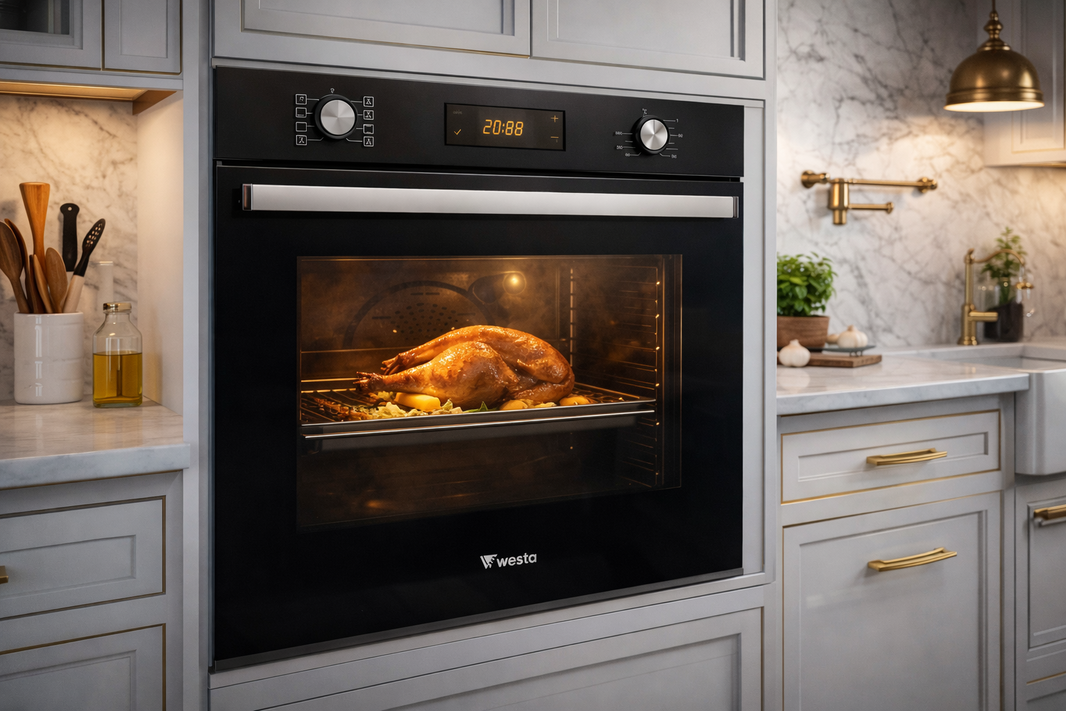 MFA 627 Black Digital Oven - Image 2