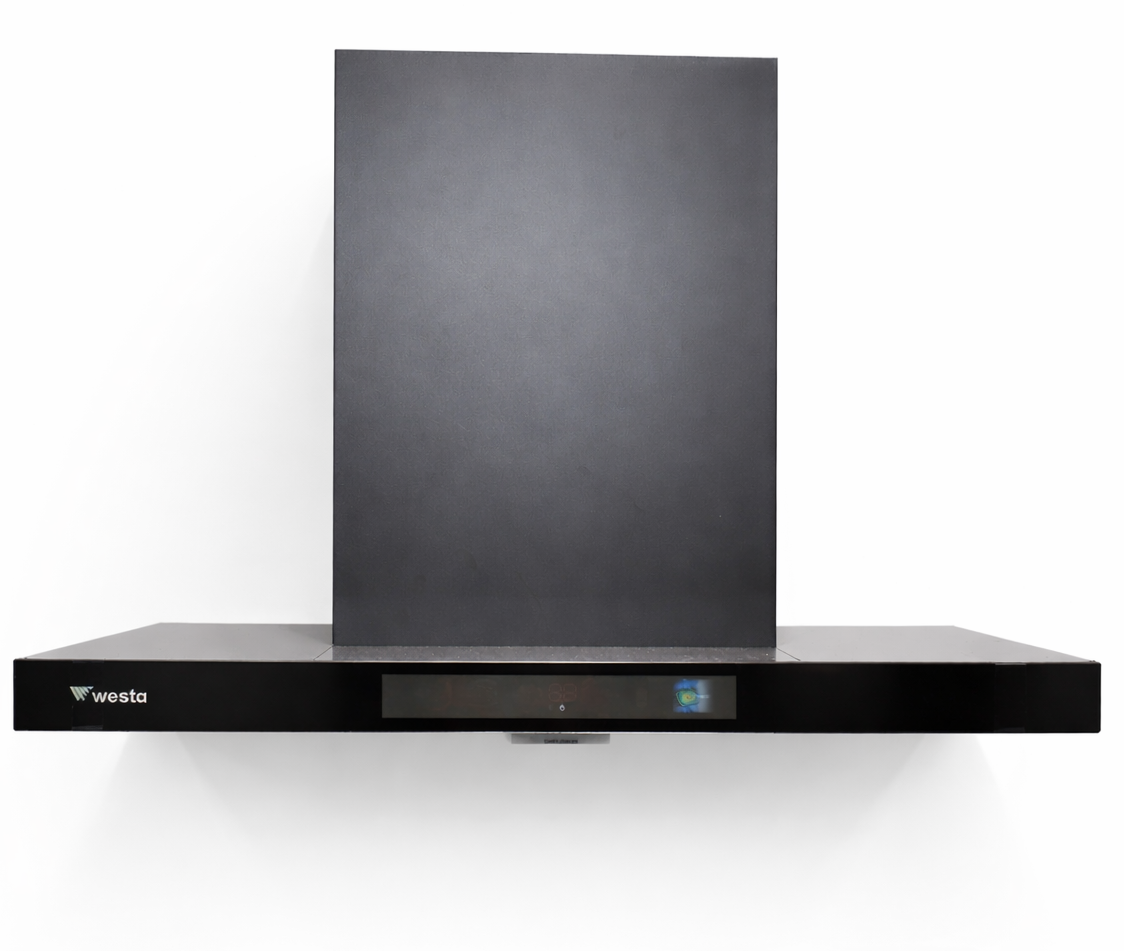 90cm Stainless Steel Hood with LCD Panel