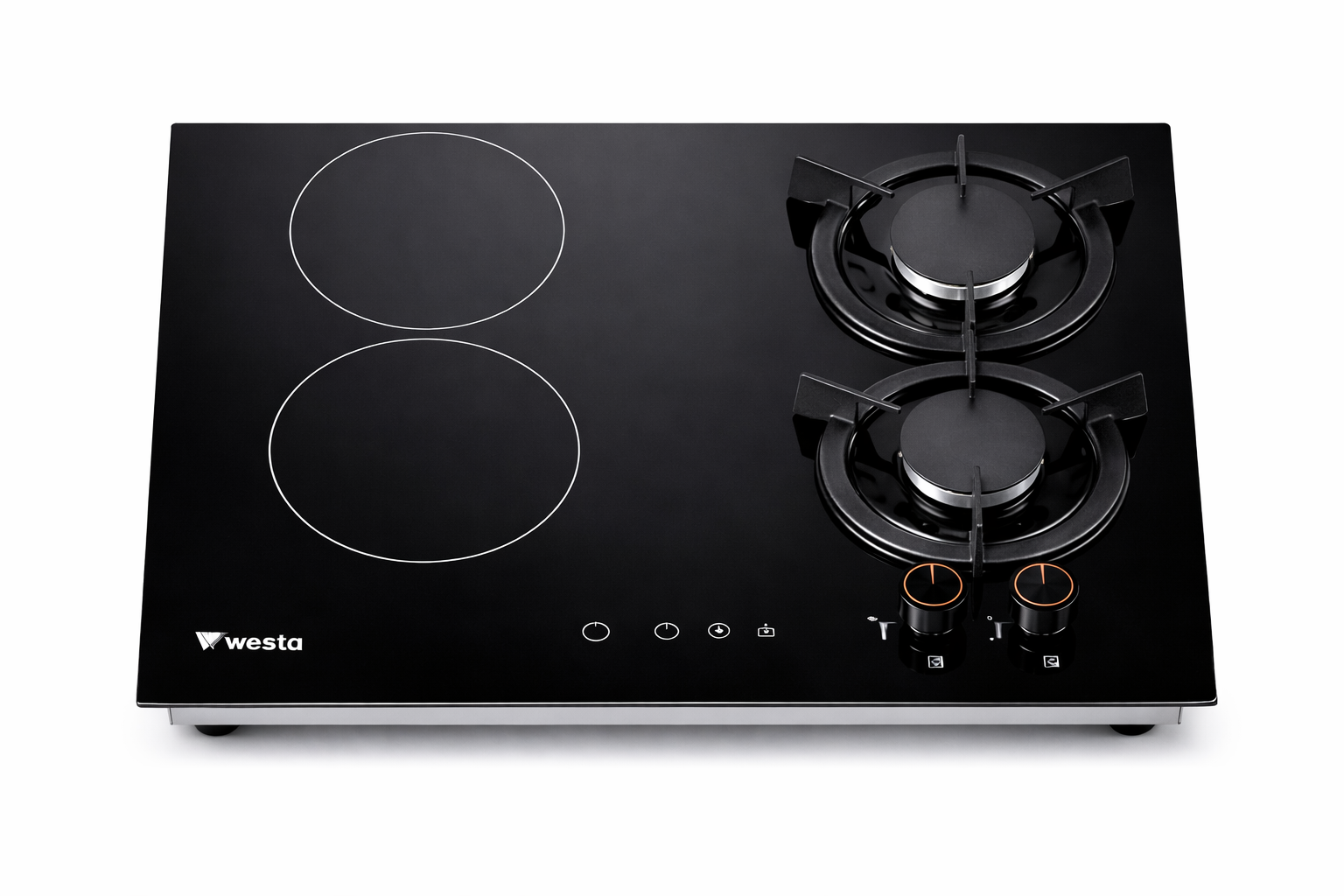 2 Gas + 2 Electric Combined Hob