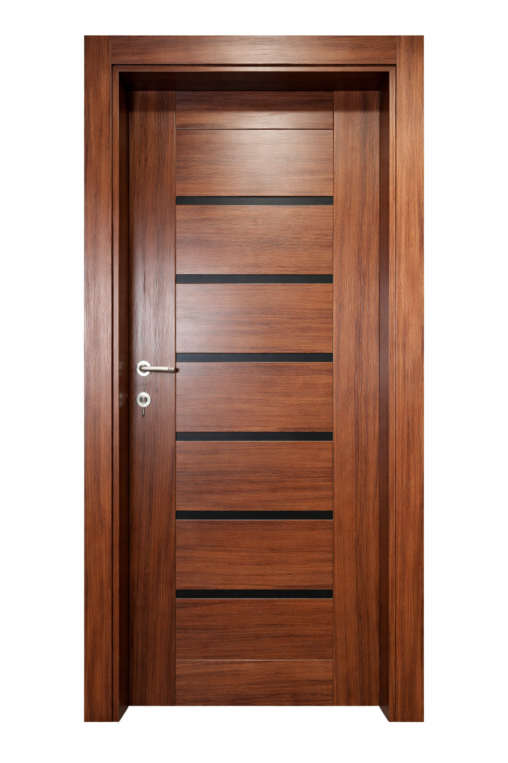 WH–IDO5-Brown & Black Horizontal Stripes