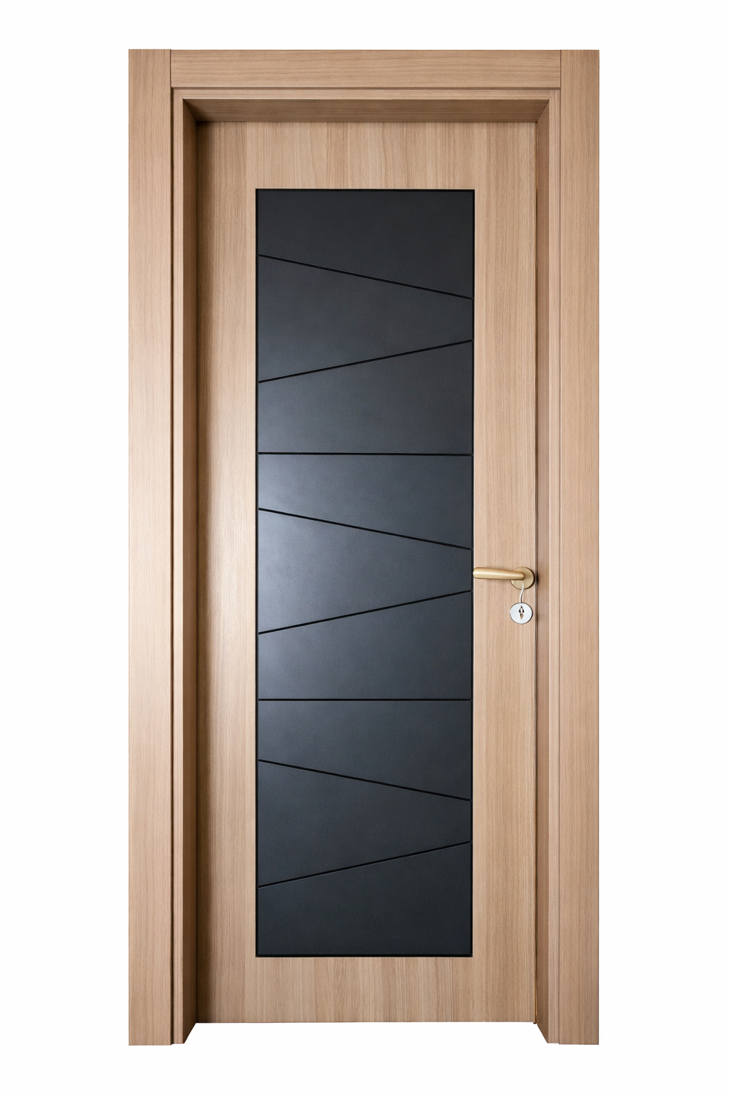 WH–IDO6-Brown & Grey Geometric Panel