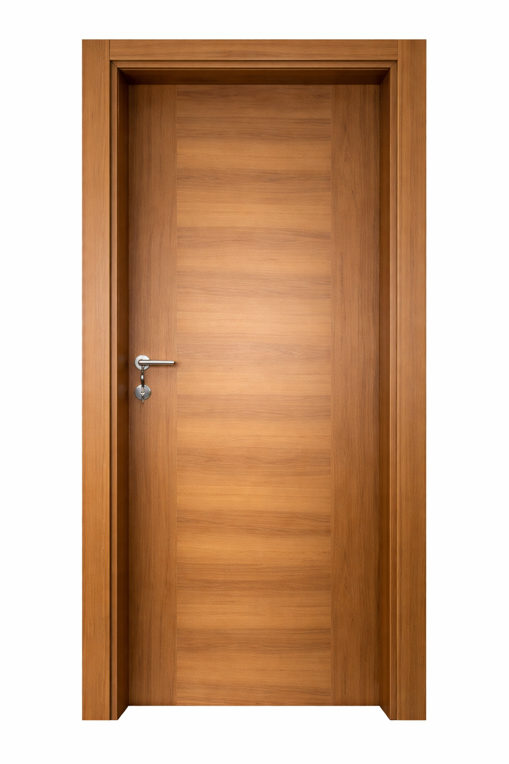 WH–ID15 — Natural Walnut Flat-Panel Door - Image 2
