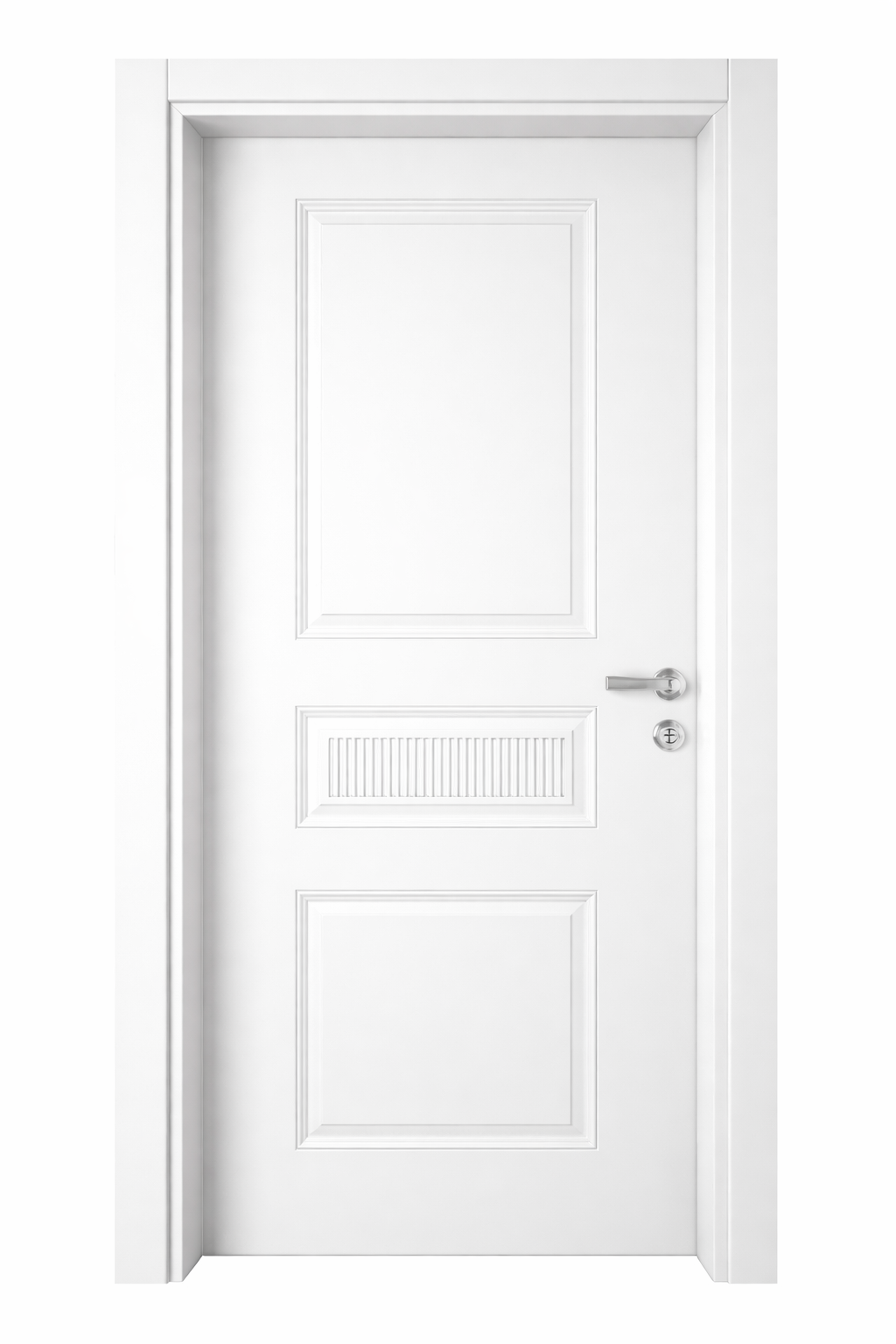 WH–ID19 — Pure White Classic Interior Door