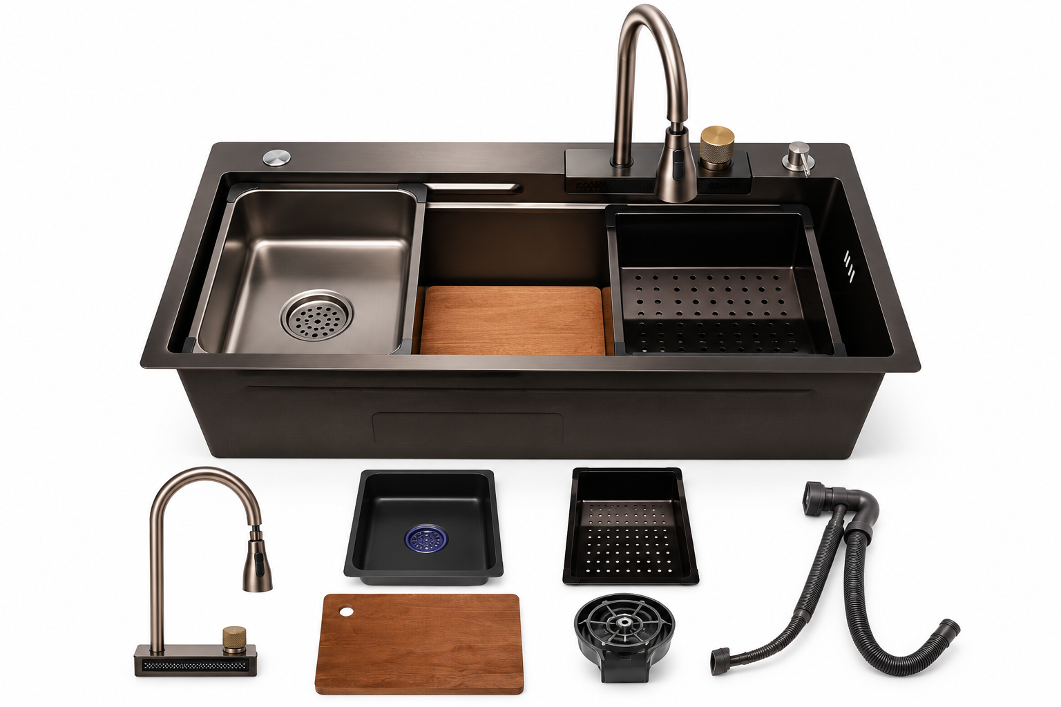 Nano Bronze Multifunctional Workstation - Westa Home Nano Bronze Multifunctional Workstation - Image 2