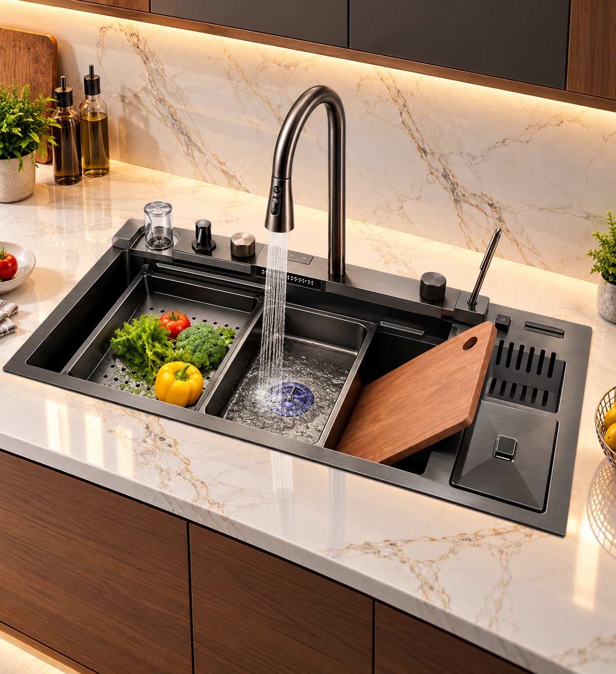 Multifunctional Workstation Sink - Westa Home Multifunctional Workstation Sink - Image 5