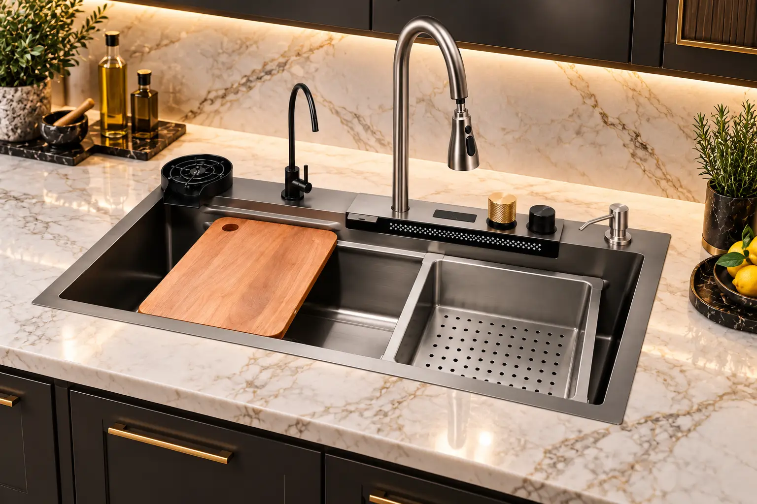 Silver Multifunctional Sink - Westa Home Silver Multifunctional Sink - Image 4