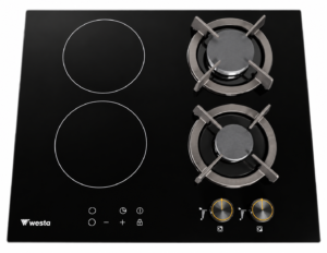 2 Gas + 2 Electric Combined Hob